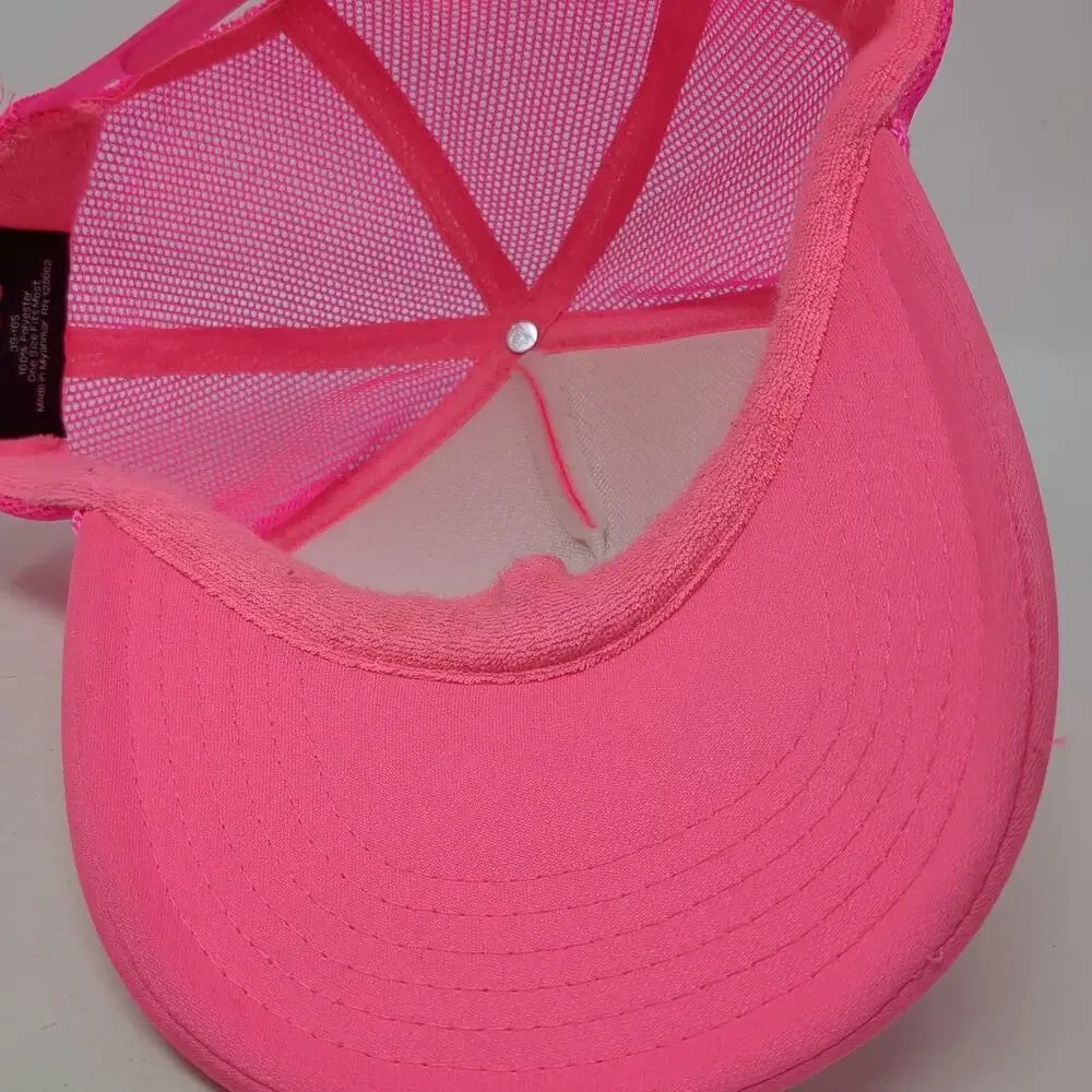 Otto Ellie Mae Somewhere Out West Pink One Size Trucker Hat Mesh Snapback